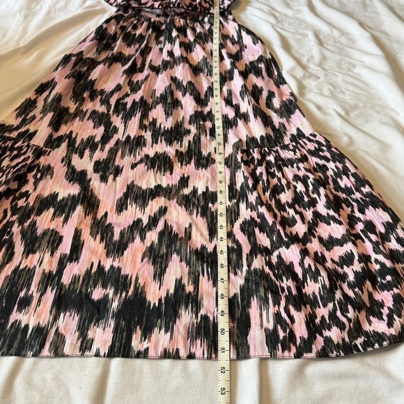 Maria Cher Small Dabir Midi Dress ~ Ikat Ruffle Boho - Picture 5 of 7